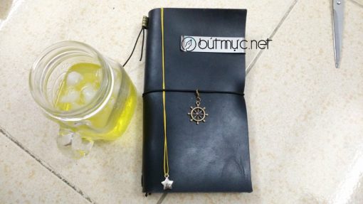 Sổ Midori Travelers Notebook cỡ chuẩn màu đen